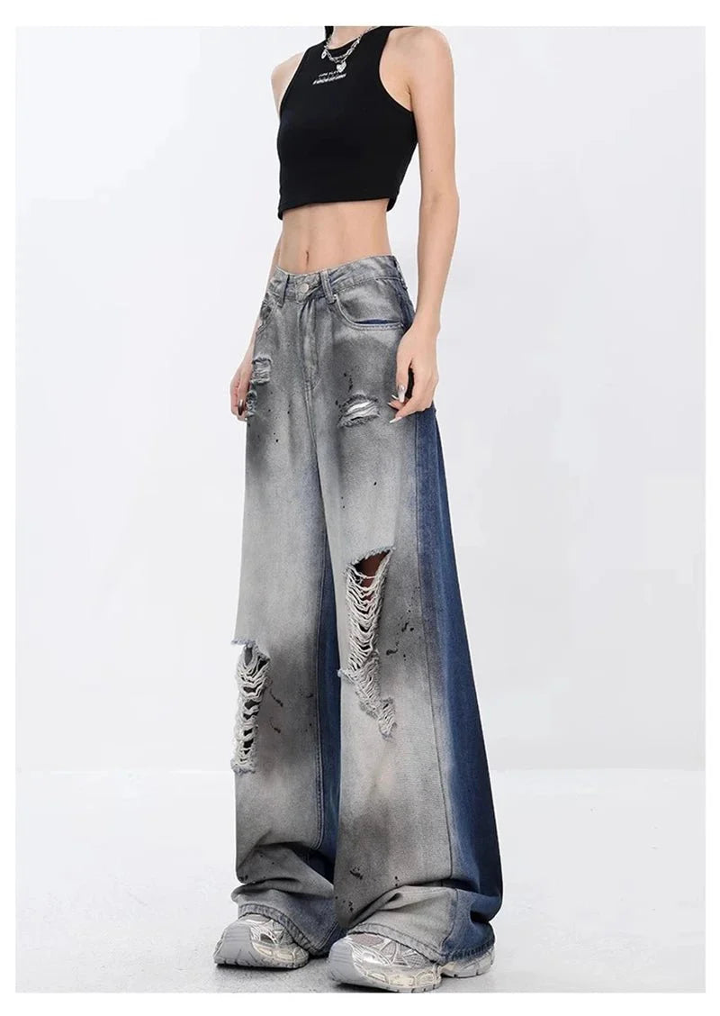 Ashen Ruin Distressed Jeans