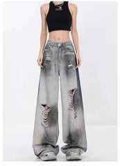 Ashen Ruin Distressed Jeans