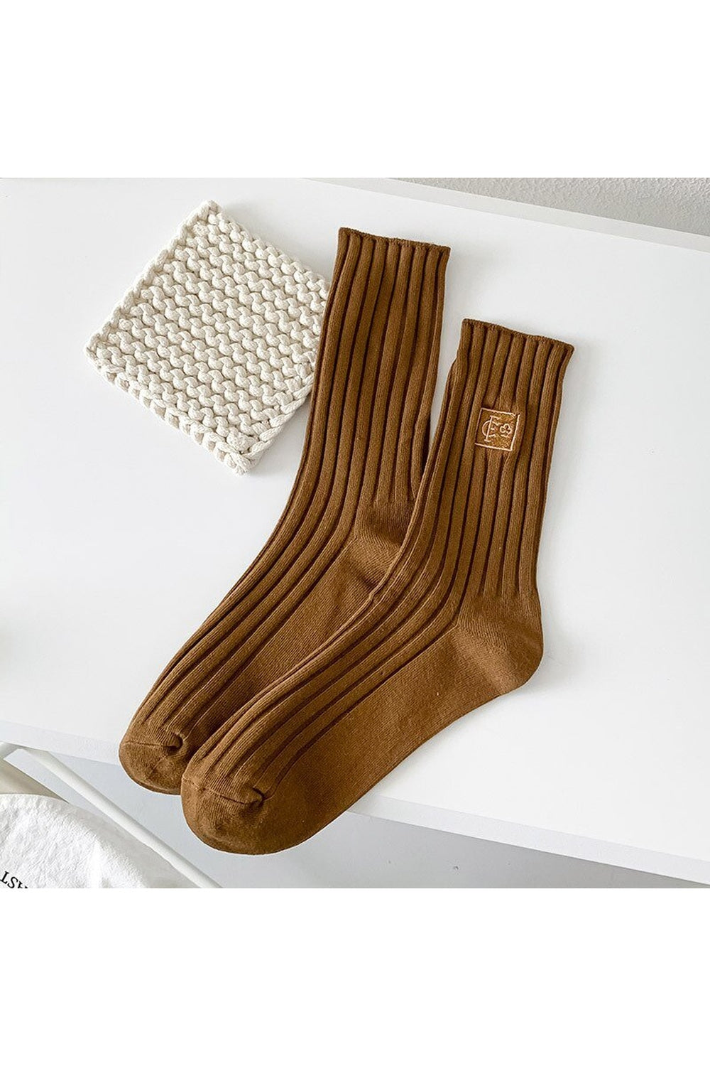 Chaussettes longues rayées automne-hiver