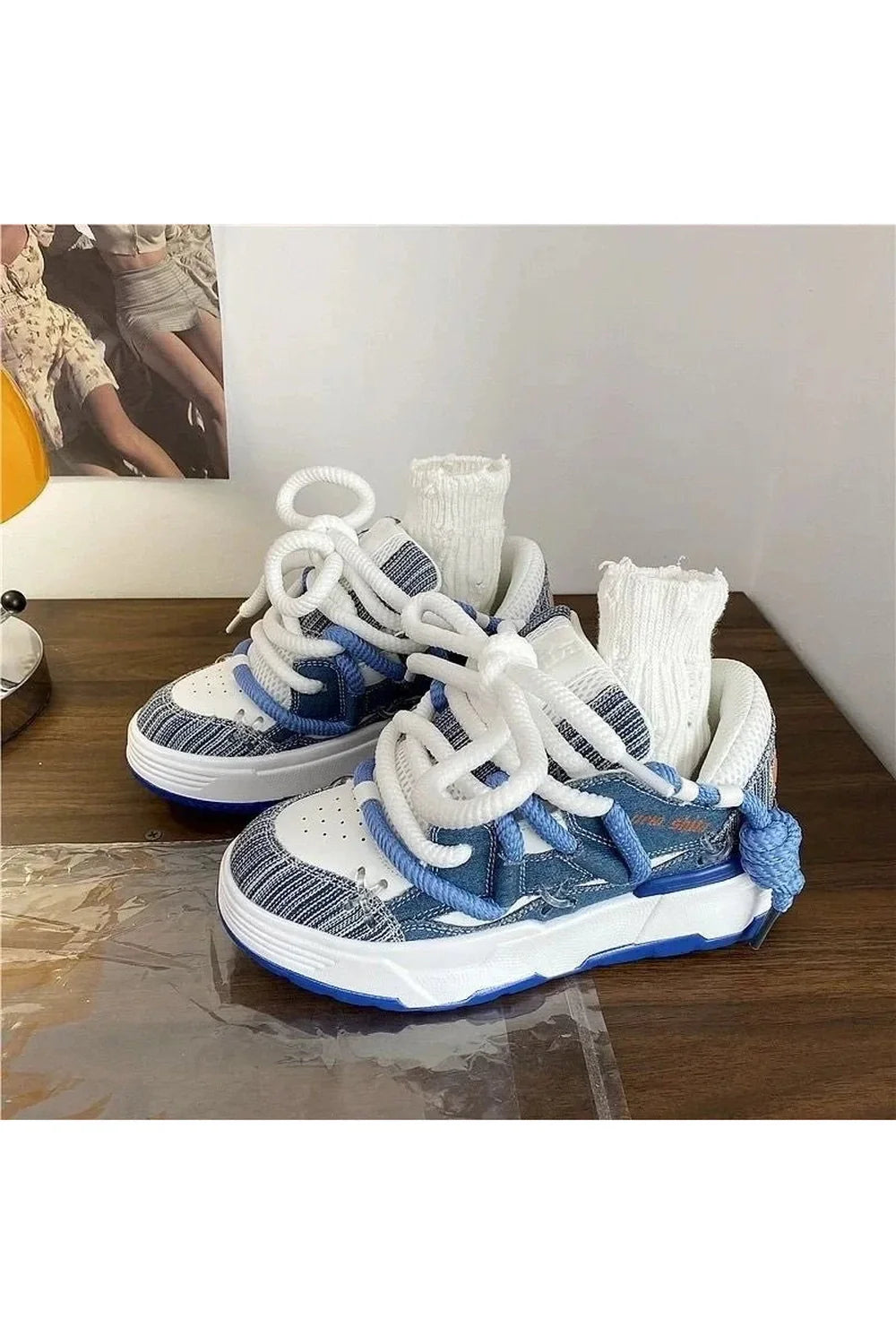 Azure Wave Sneakers