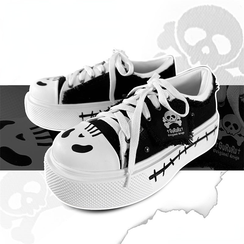 Raquel Emo Style Kawaii Skull Shoes ON295