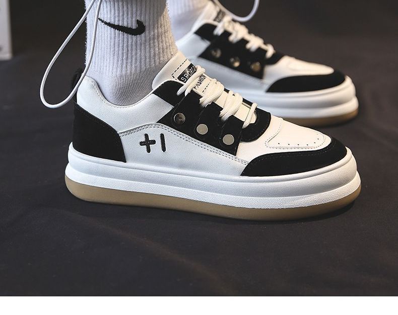 Two-Tone Platform Sneakers YP578