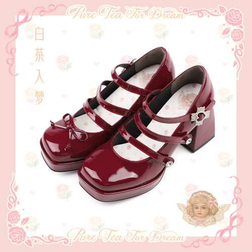 Sweet Angel Cute Kawaii Heels Lolita Shoes ON615