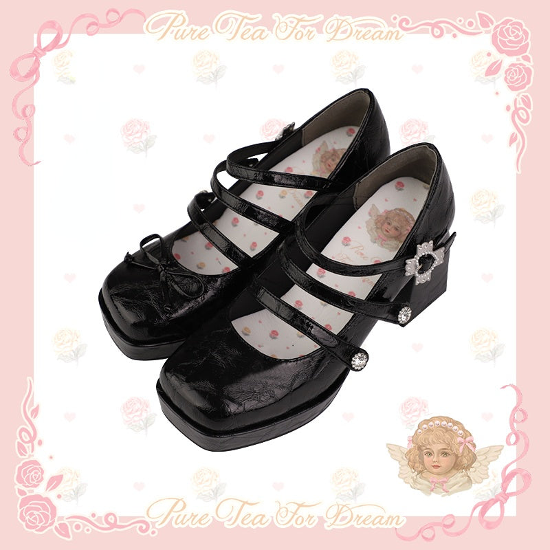 Sweet Angel Cute Kawaii Heels Lolita Shoes ON621