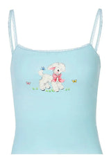 Baby Blue Animal Print Top