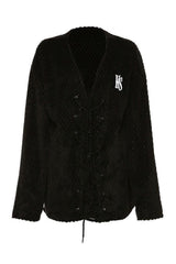 Fall Baddie Letter Print Warm Jacket