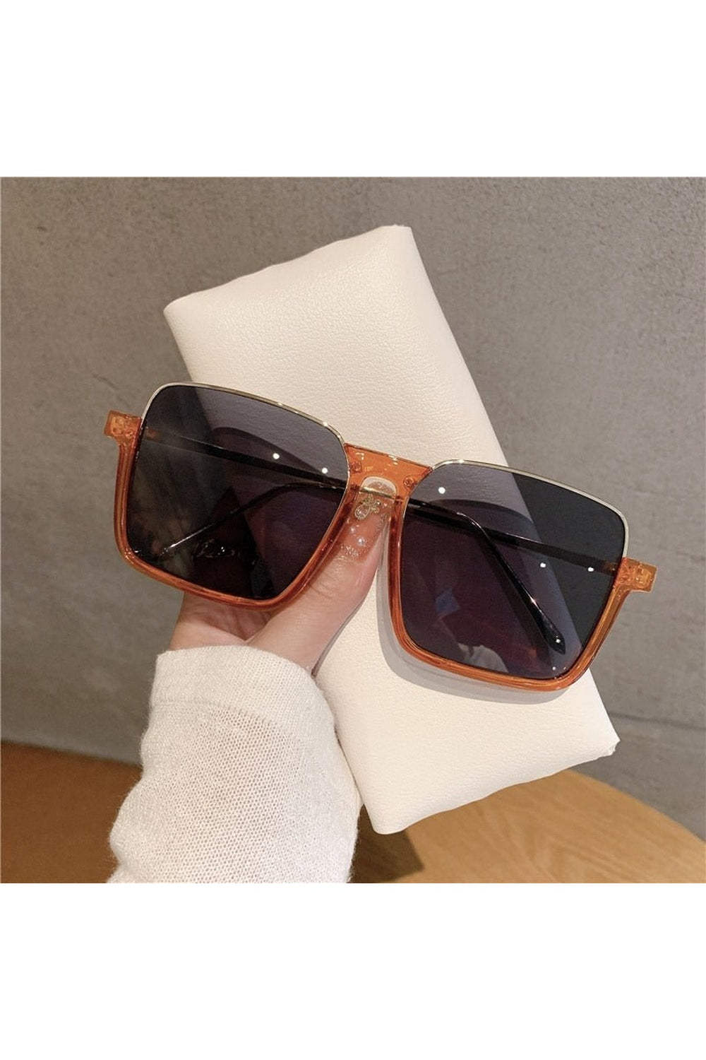 Baddie Metal Square Sunglasses