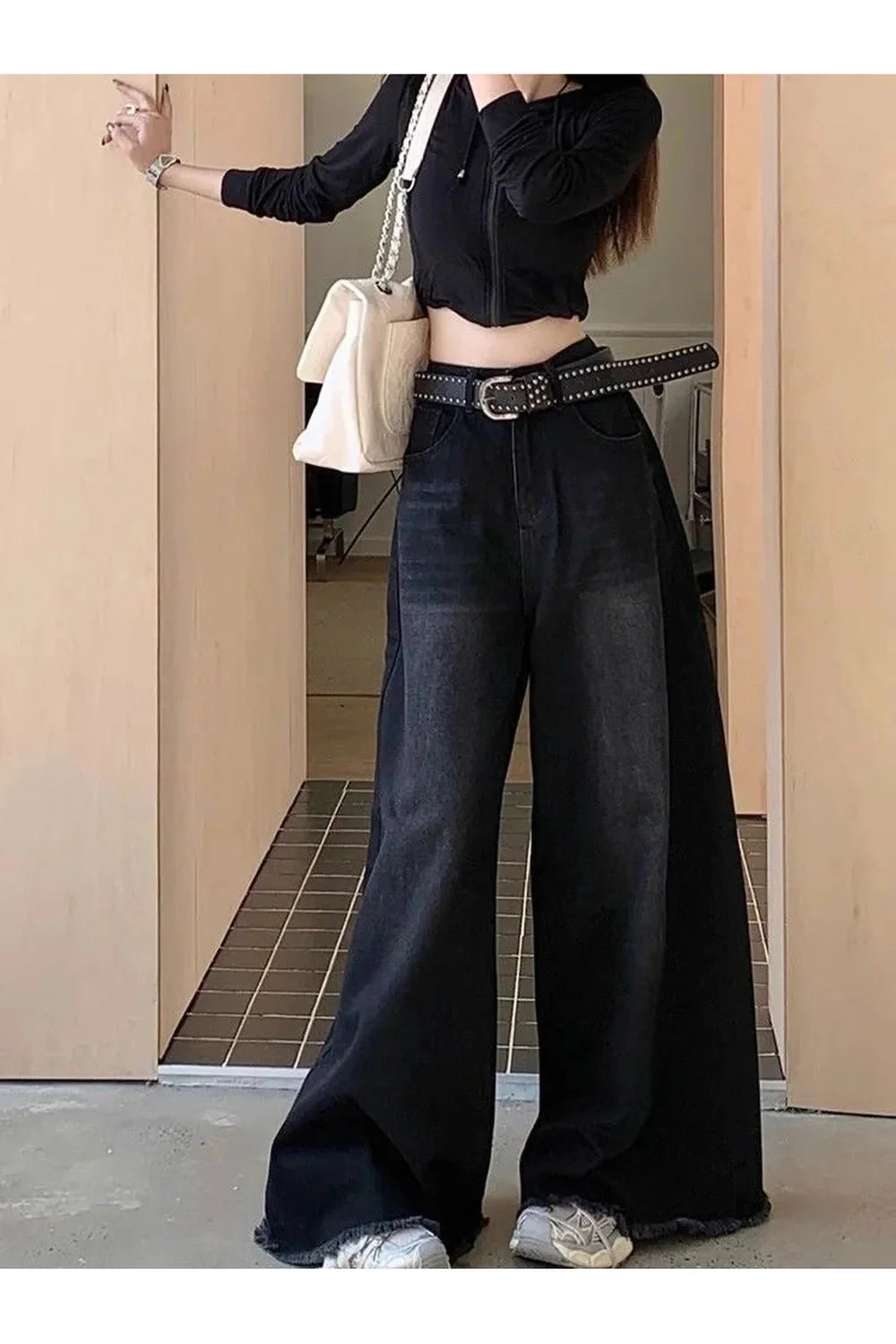 Baggy Fried Wide-Leg Jeans