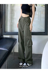 Baggy Y2K Denim Cargo Pants