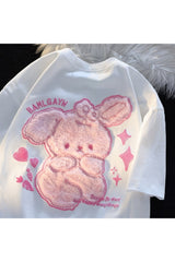 Bear Plush Embroidered T-shirt