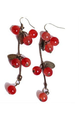 Berry Bunch Boho Earrings