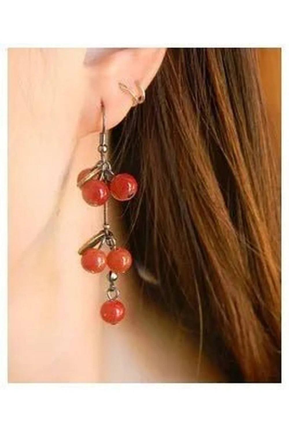 Berry Bunch Boho Earrings