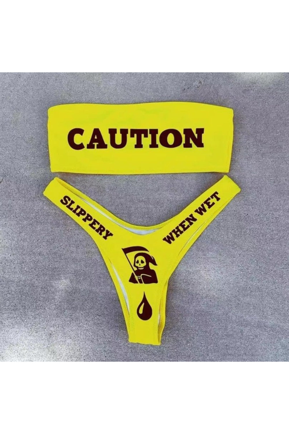 Bikini "CAUTION"