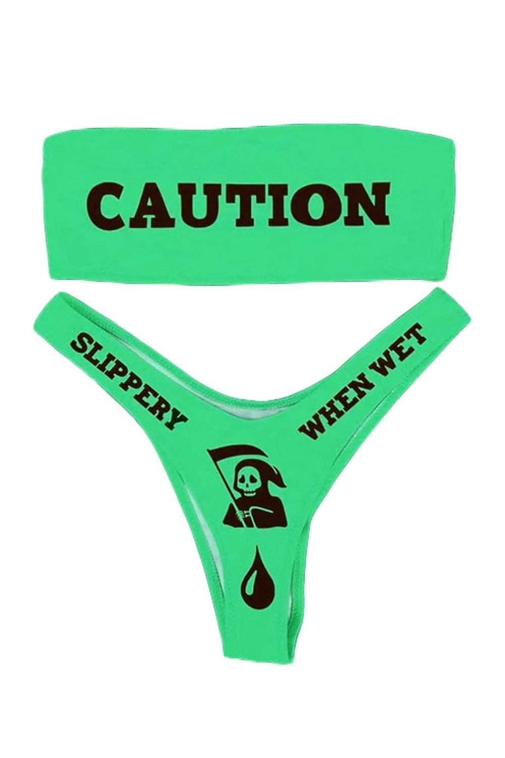 Bikini "CAUTION"