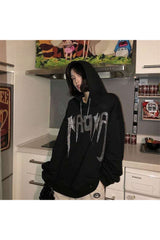 Fall Black E-Girl Hoodie