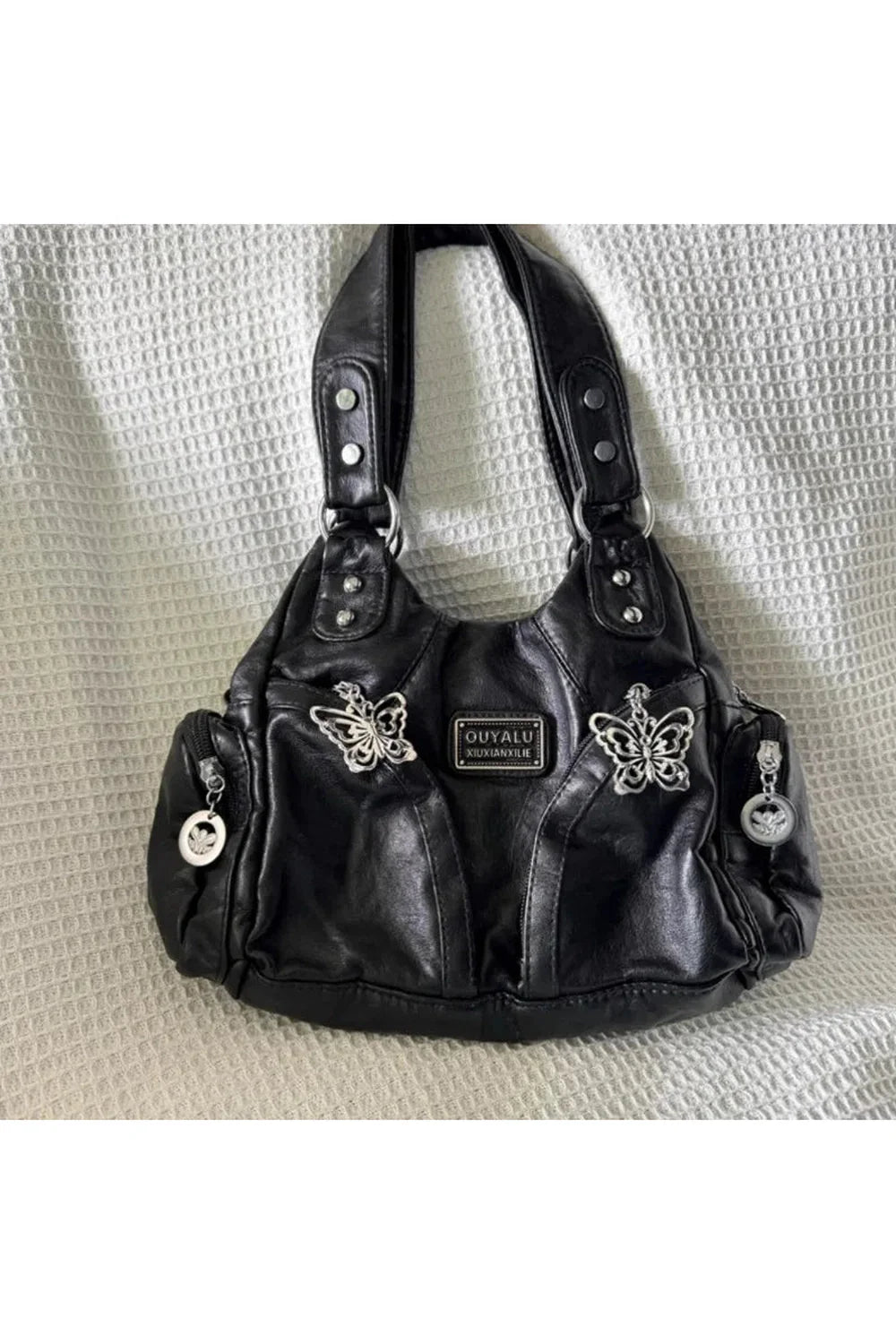 Black Y2k Shoulder Bag