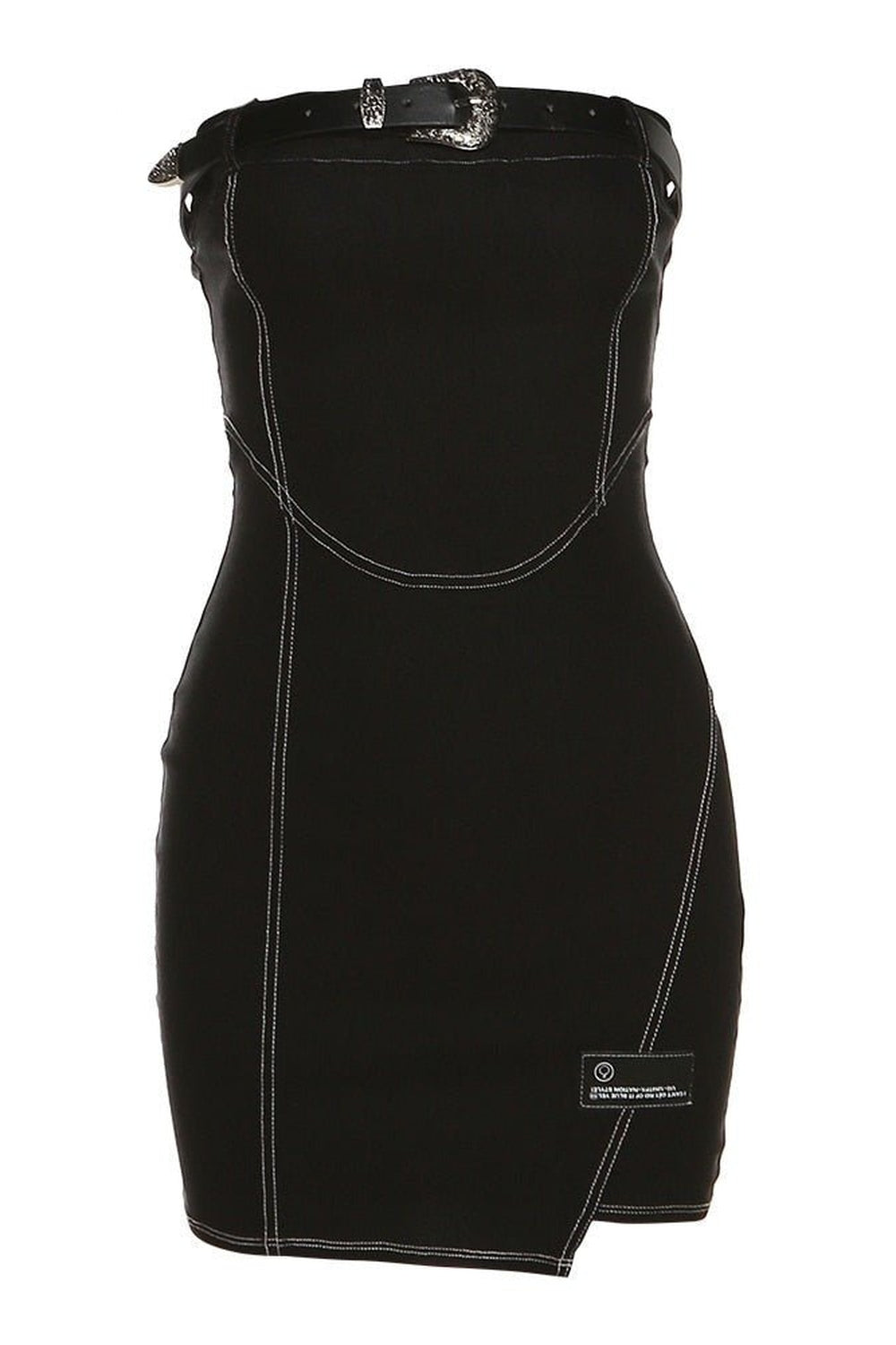 Black Mysterious Elegant Bodycon Dress