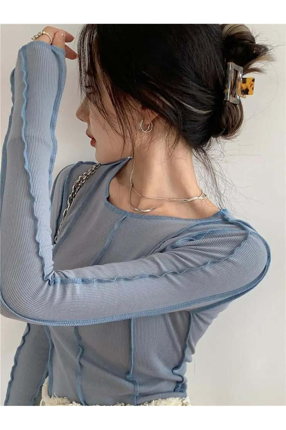 Bodycon Long Sleeve T-shirt