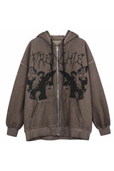 Fall Acubi Brown Angel Hoodie