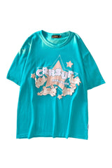 Bunny Print Short Sleeve T-shirt