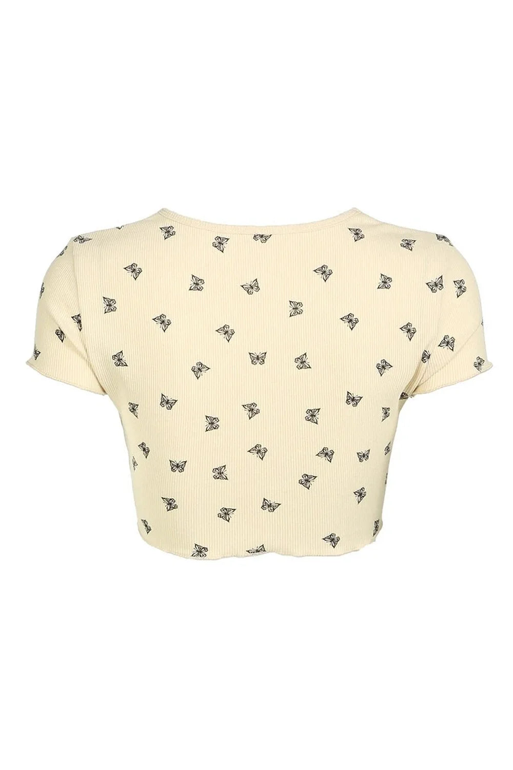 Butterfly Cat Print Top