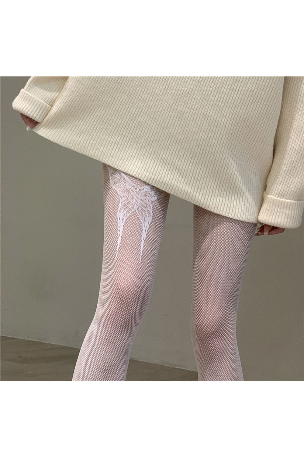 Acubi Butterfly Fishnet Tights