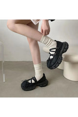 Butterfly Knot Platform Shoes