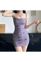 Butterfly Mesh Mini Dress