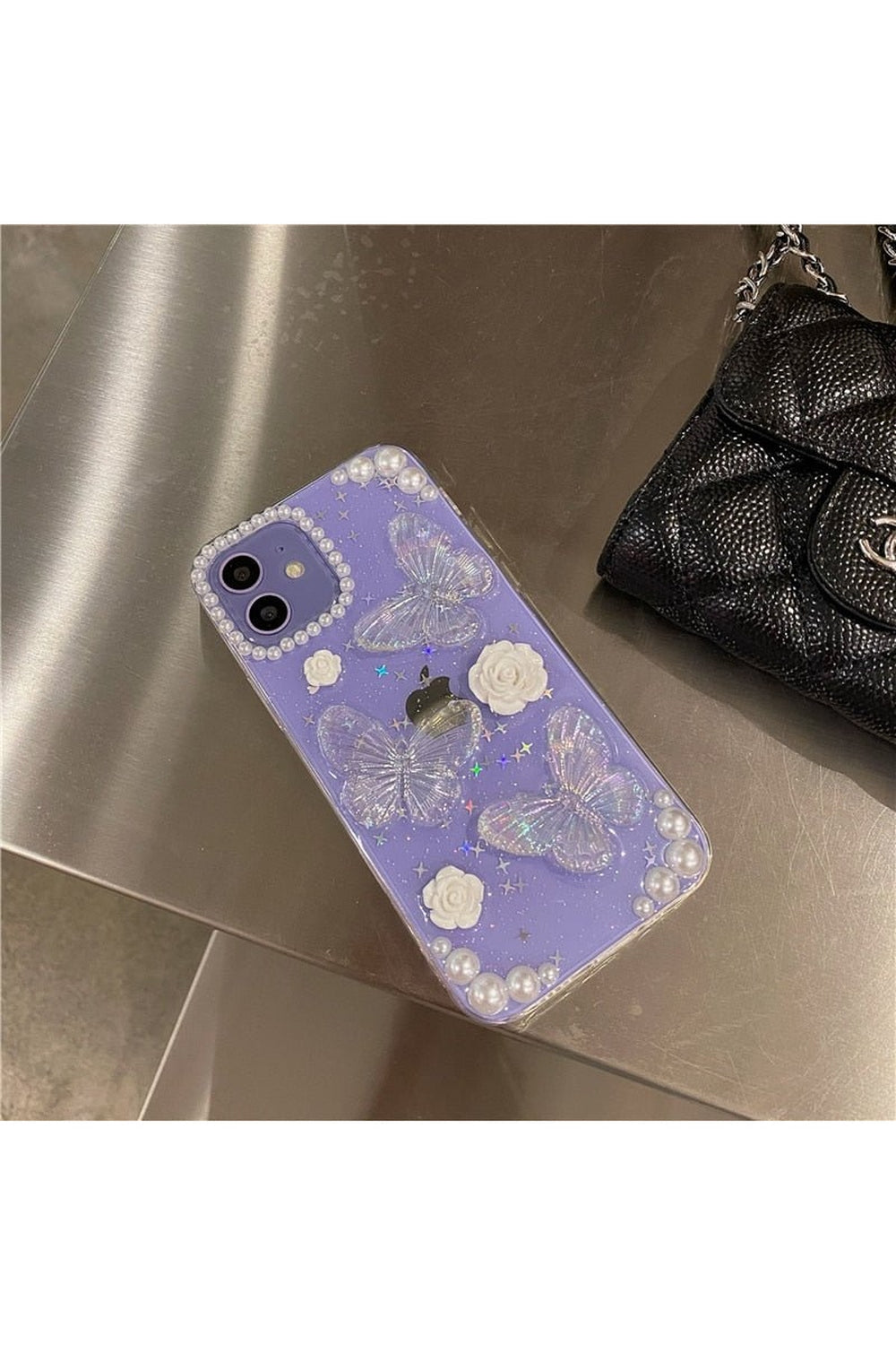 Butterfly Rose Phone Case For iPhone