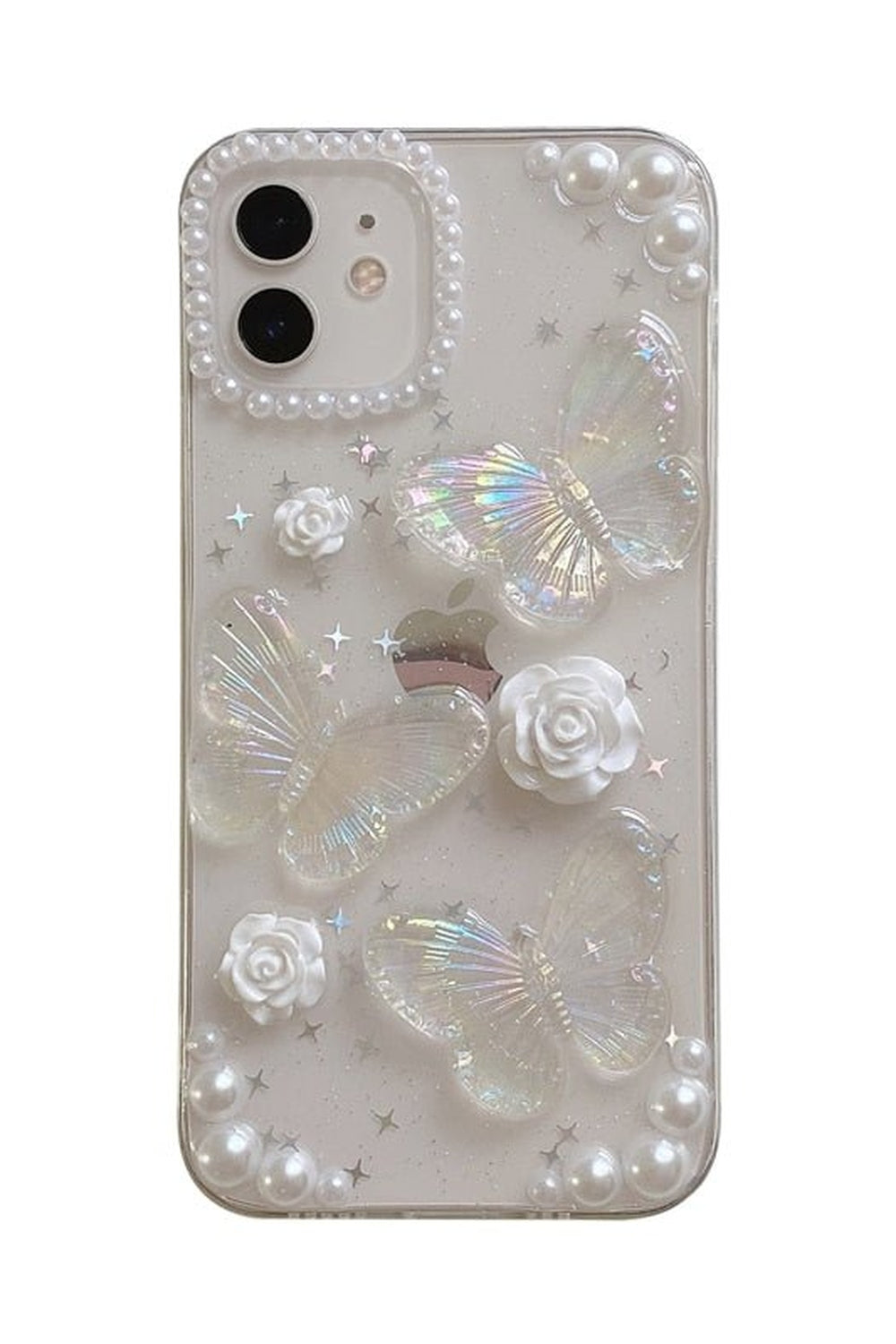 Butterfly Rose Phone Case For iPhone