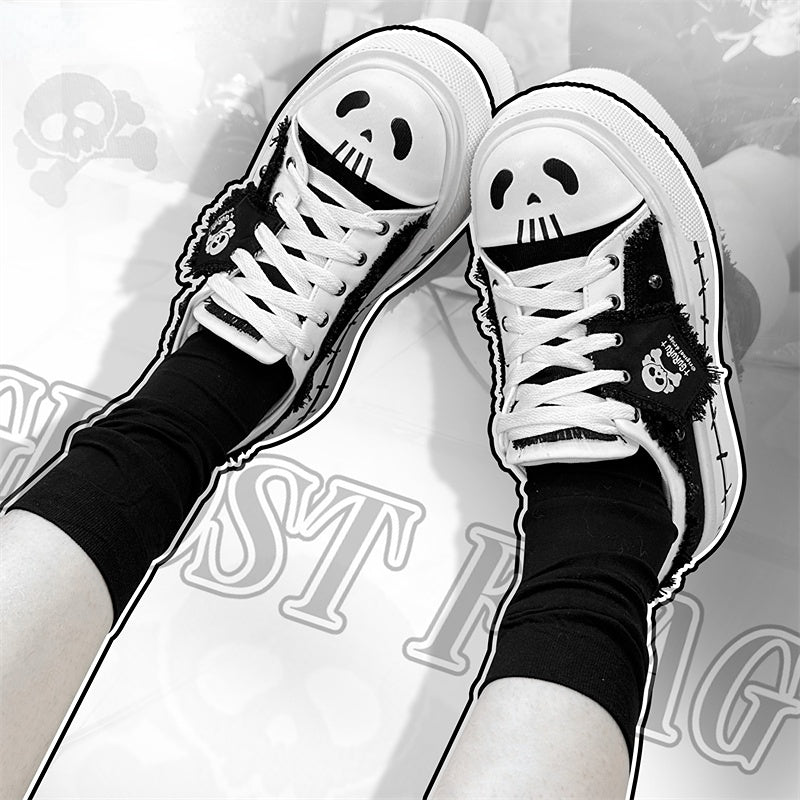 Raquel Emo Style Kawaii Skull Shoes ON295
