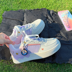 Kawaii Casual White Shoes BE967