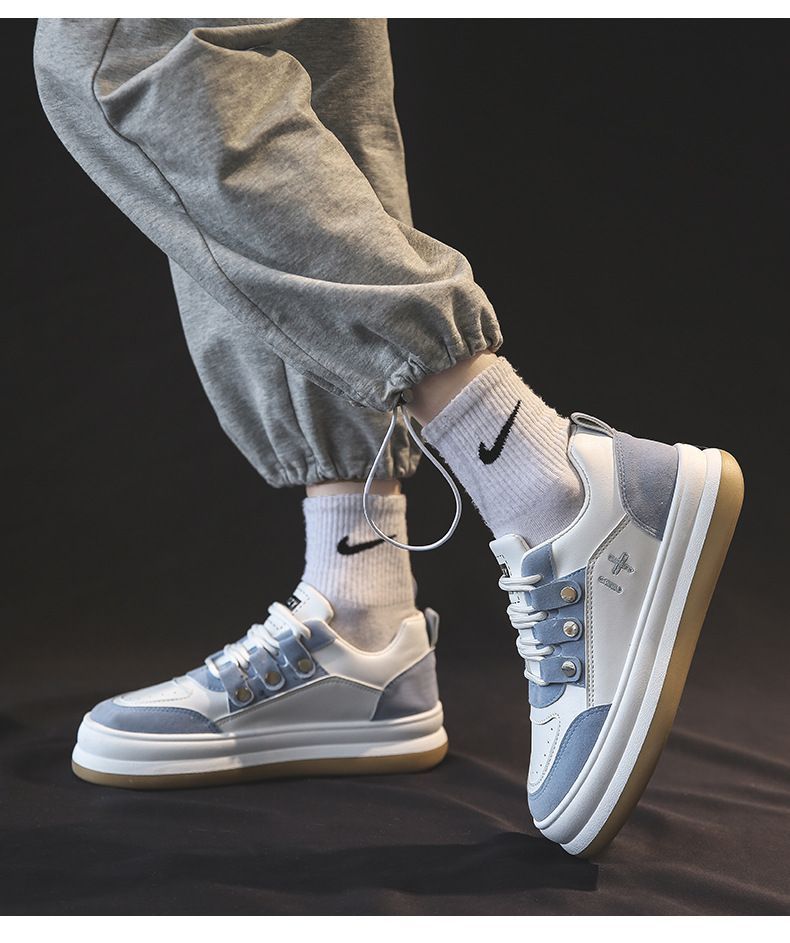 Two-Tone Platform Sneakers YP578