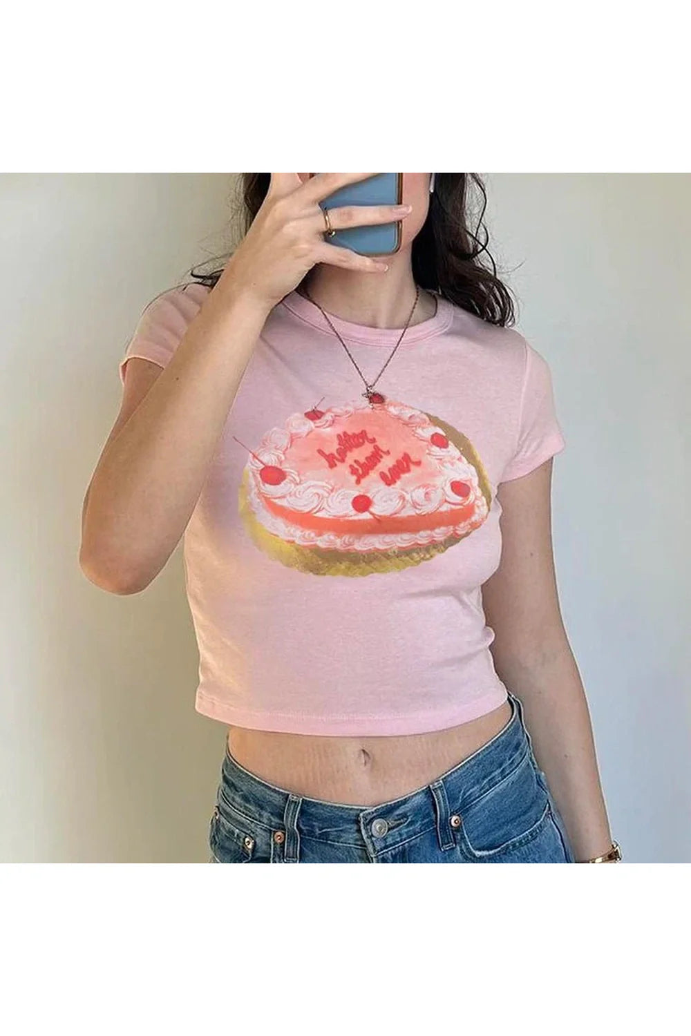 Cake Print Basic Top