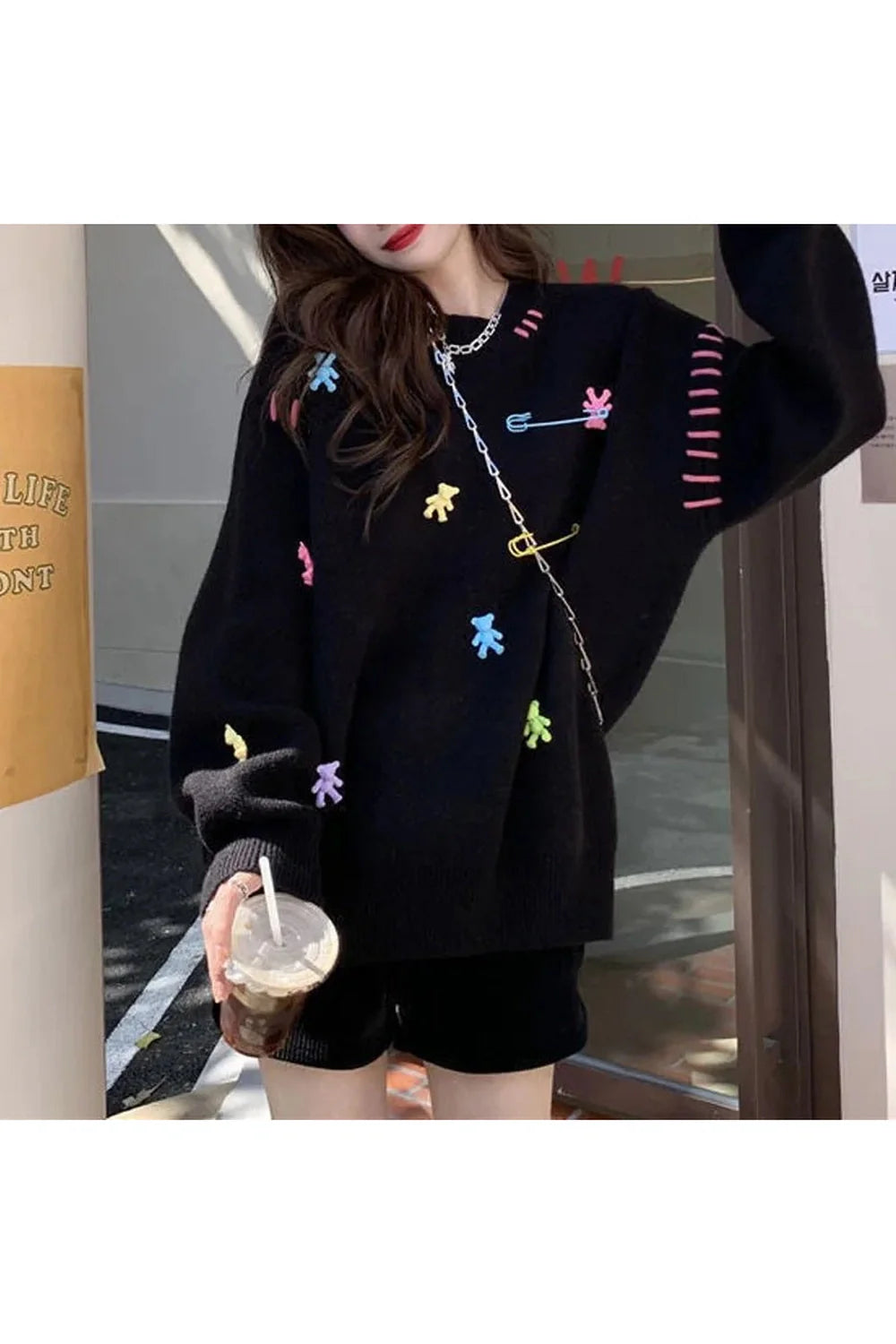 Fall Candyland Charm Knit Sweater