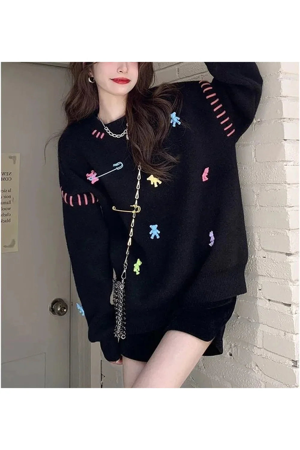 Fall Candyland Charm Knit Sweater