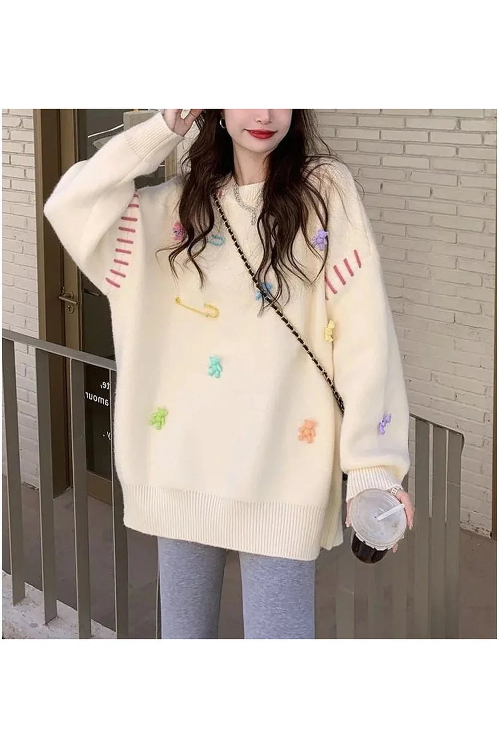 Fall Candyland Charm Knit Sweater