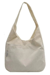 Canvas Corduroy Large Handbag