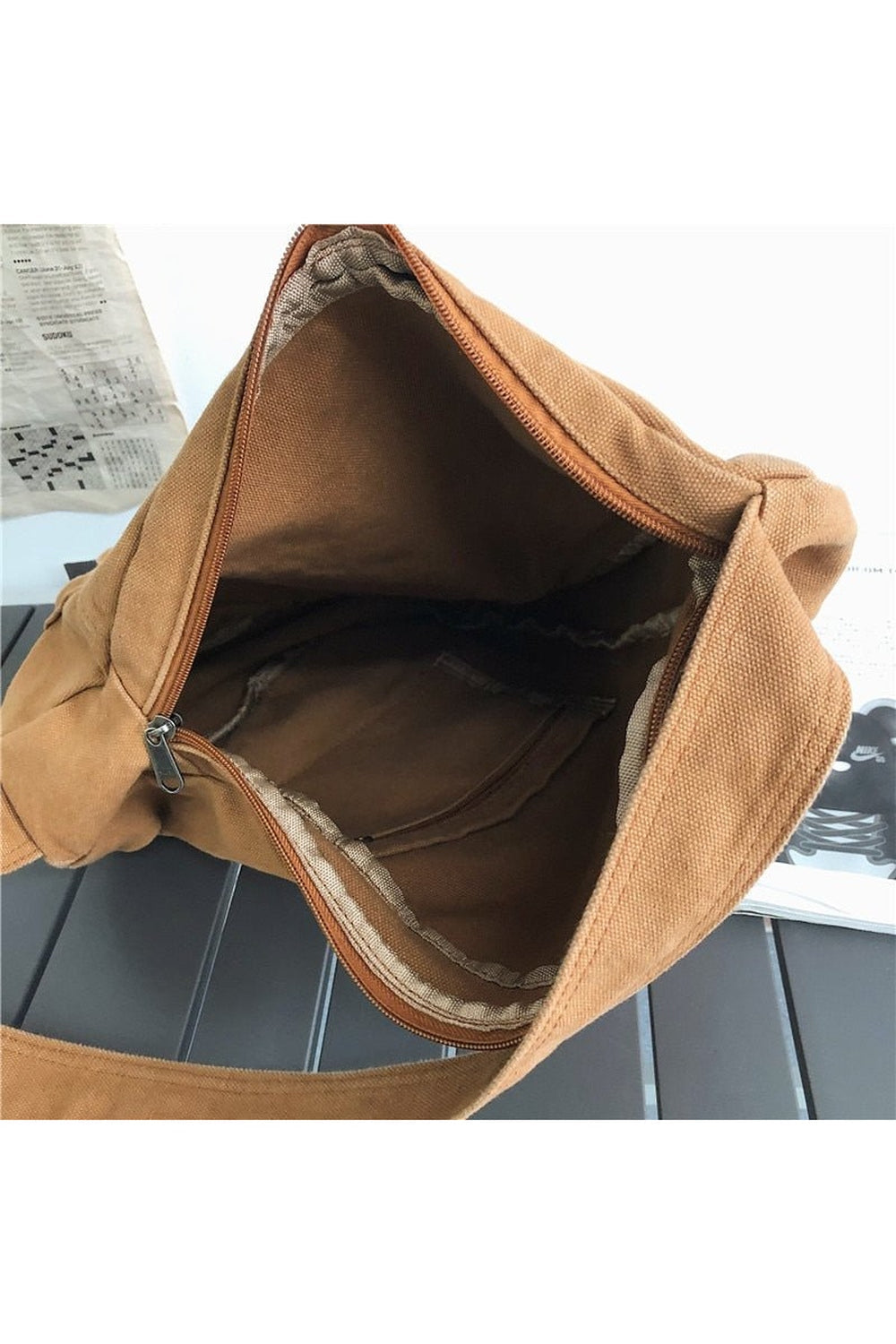 Canvas Crossbody Chest Bag