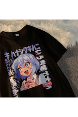 Cartoon Anime Girl T-Shirt