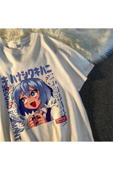 Cartoon Anime Girl T-Shirt