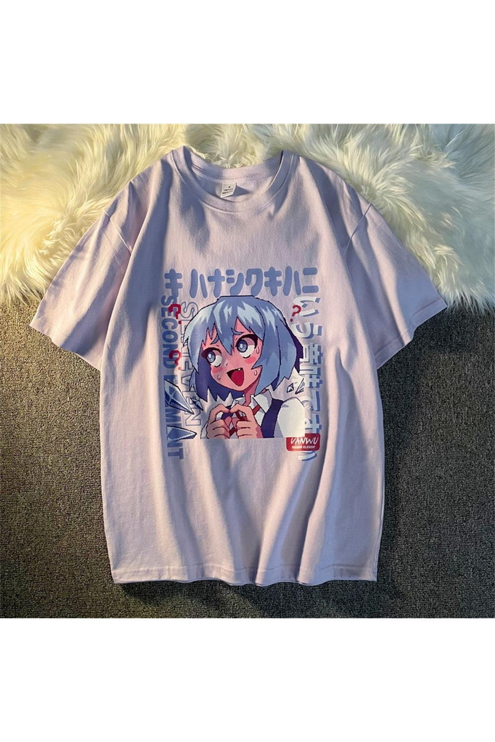 Cartoon Anime Girl T-Shirt