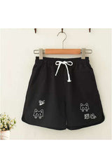 Cartoon High Waist Shorts