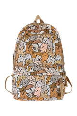 Cartoon Print Book Bag