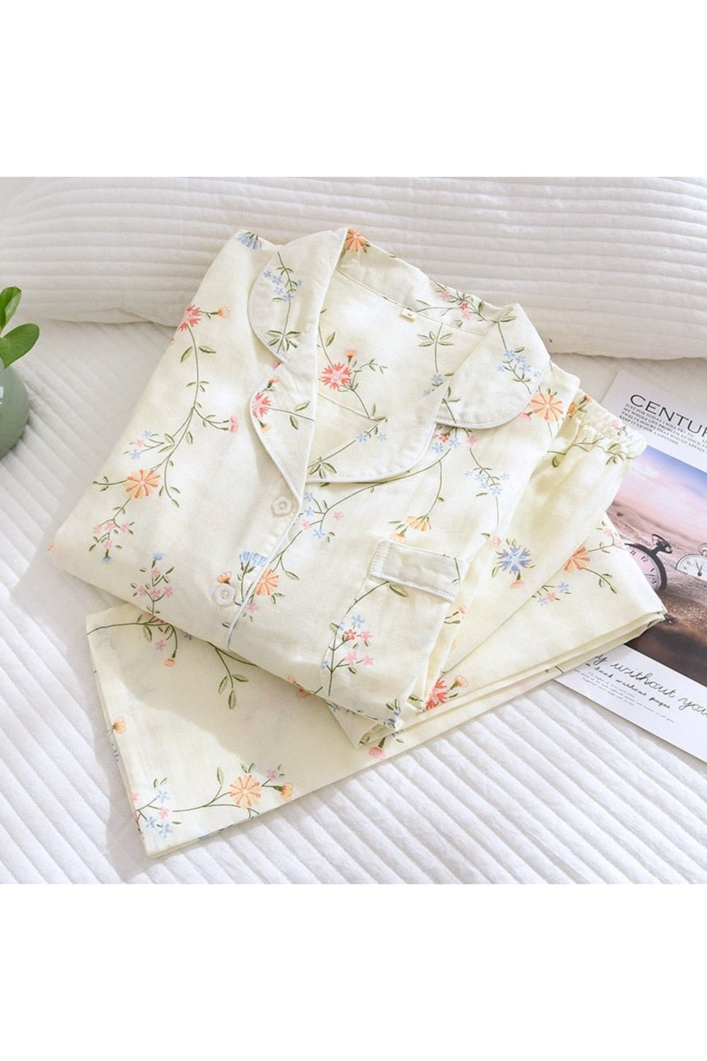 Casual Floral Cotton Pajama