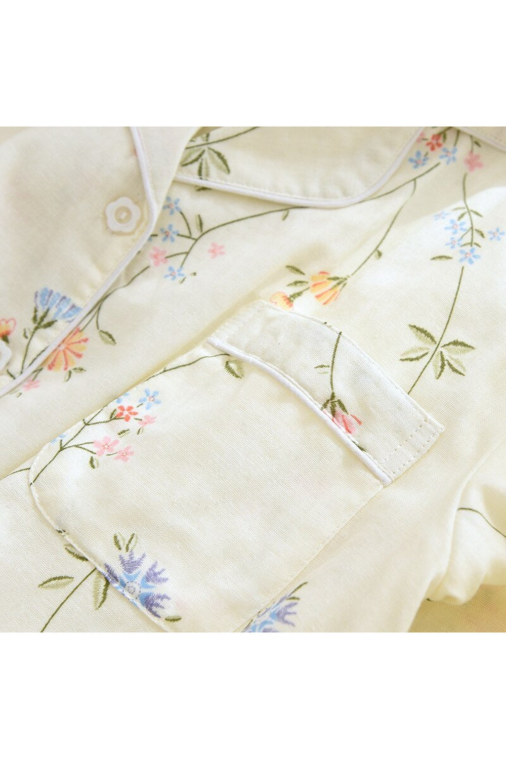 Casual Floral Cotton Pajama