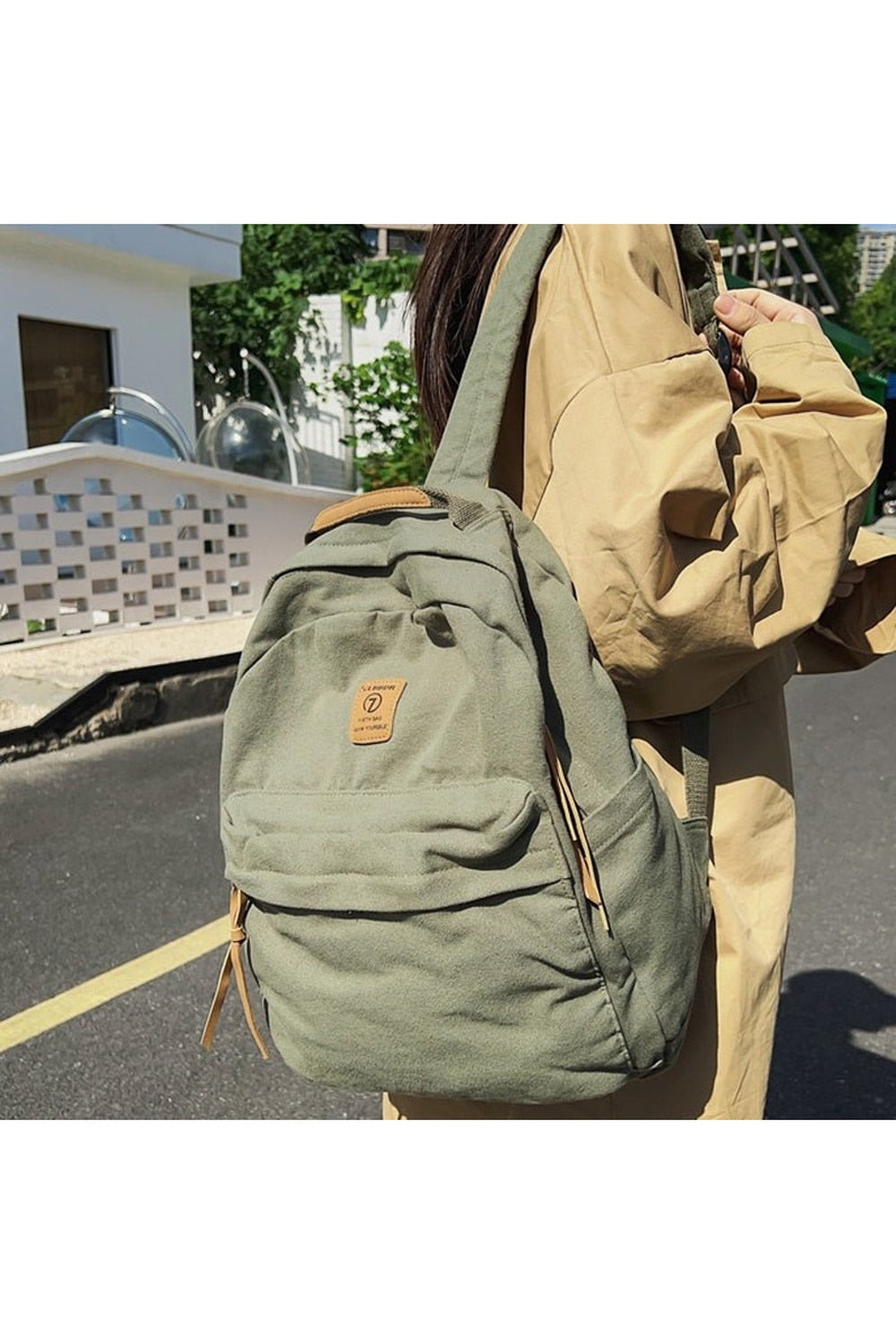 Casual Green Laptop Bag