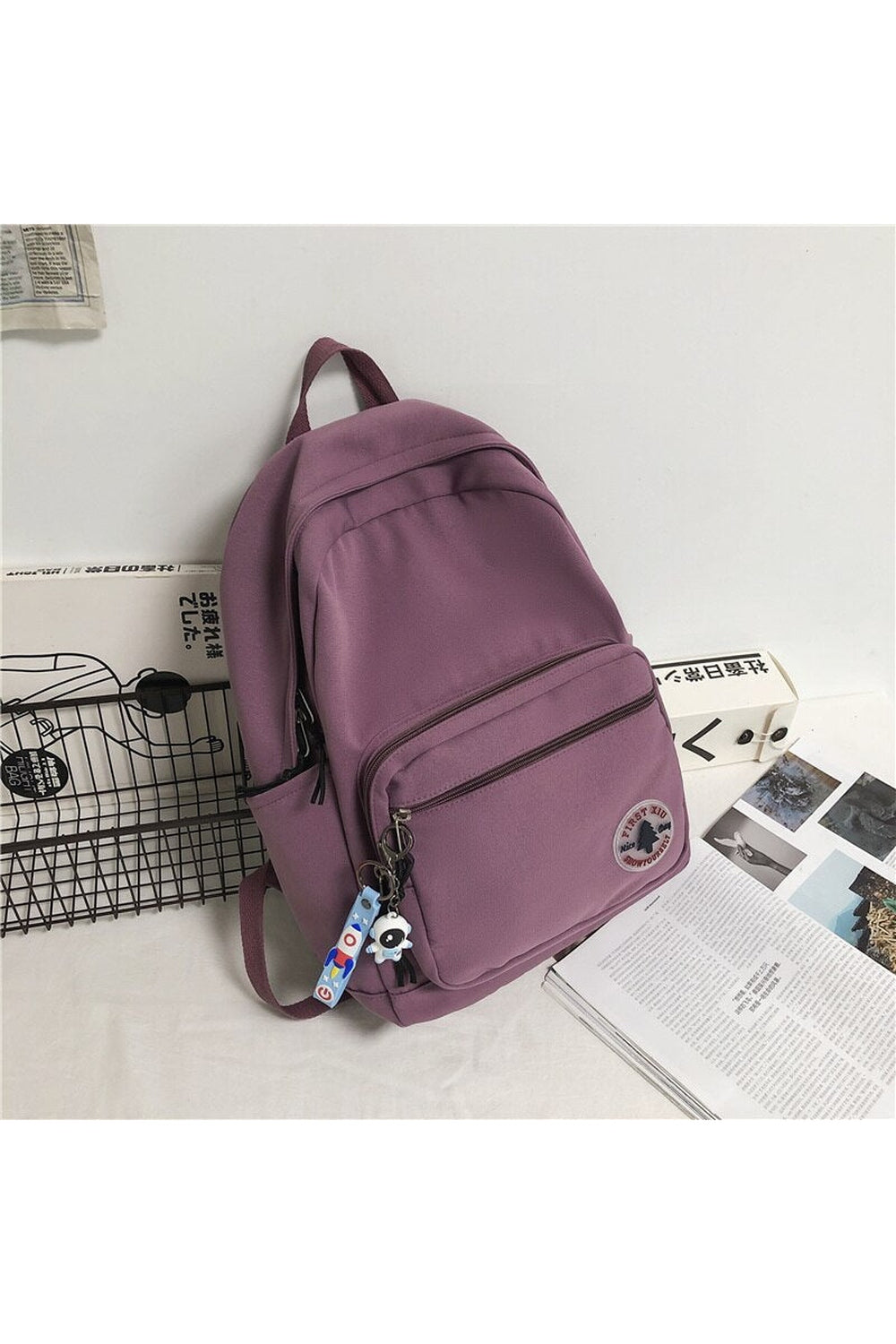 Casual Nylon College Backpack