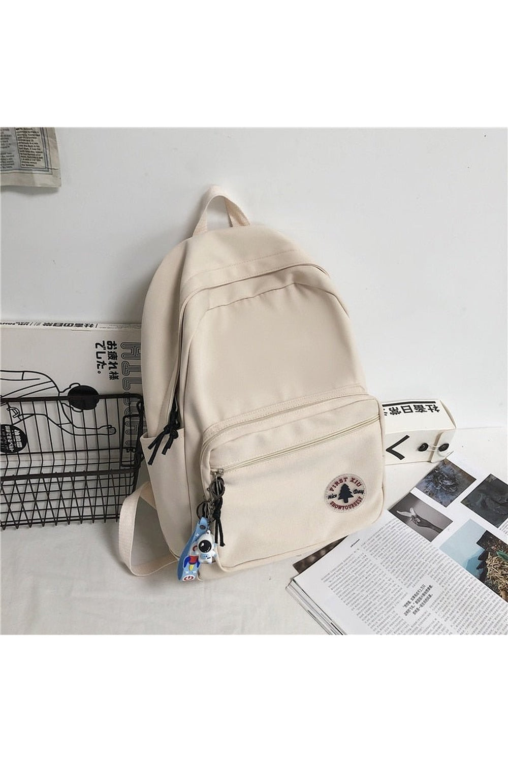 Casual Nylon College Backpack