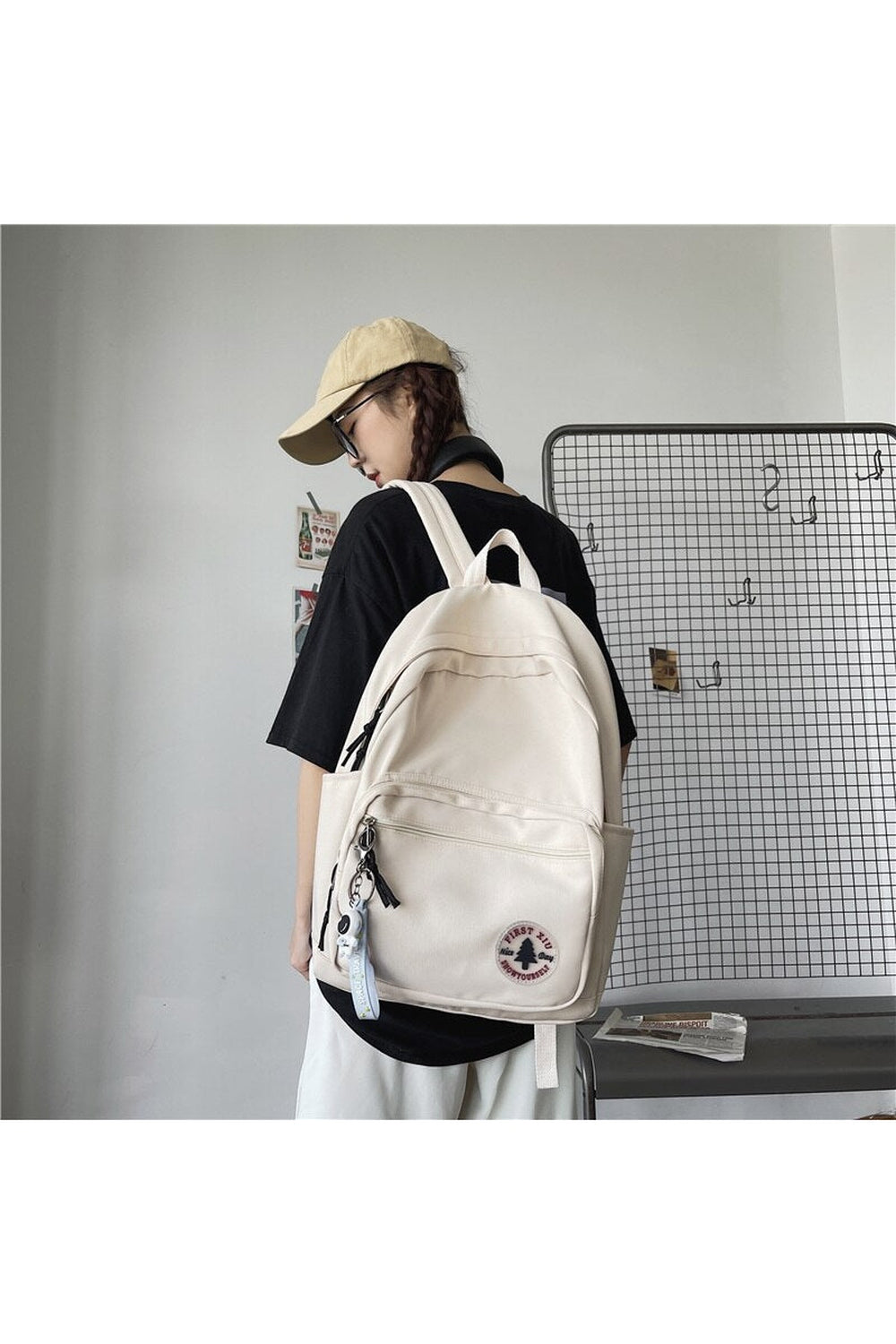 Casual Nylon College Backpack